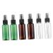 FRCOLOR 6-Piece Set Squeeze Spray Bottle Travel Container for Toiletries Transparent Plastic Container Mini Sprayer Travel Split Bottle Cosmetic Plastic Clean Travel