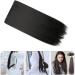 SOLUSTRE Synthetic Hair Piece Long Straight Clip In Hair Extension Women Hairstyle Accessory 80X15CM Black - Buy Online on GoSupps.com