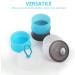 Vicloon Baby Milk Powder Dispenser - 4 Layer Portable Container for Kids - Stackable Snack Storage - Gray & Blue - Buy Online on GoSupps.com
