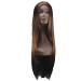 Wig Wig Women Long Hair Black Black Brown Brown Brown Curly Synthetic Cosplay Women Brazilian Wavy Lang Hair 70s 50s 60s 80s