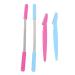 Facial Hair Shaver & Remover | Professional Spring Upper Lip Tool | Stainless Steel Ergonomic Design for Home Use - Buy Online on GoSupps.com