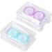 Buy Healvian 4-Piece Mini Contact Lens Case Set - Leak-Proof Tweezers & Lens Holder | Japanese Style | International Shipping - Buy Online on GoSupps.com
