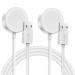 JUD       2Pack 6.6ft for Apple Watch Charger, Fast Charger iwatch Charger Wireless Magnetic Charging Cable Cord Compatible with Apple Watch Charger Series 8/7/6/5/4/3/2/1/SE 2 White