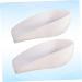 Translucent Heightening Insoles for Men & Women | Comfort Heel Cup Inserts & Shoe Pads | Clear Height Increase | 11x3.5cm - Buy Online on GoSupps.com