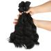 Synthetic Hair Ombre Bundles - 12 Inch Loose Wave Weave for Women - 1B Color - Buy Online on GoSupps.com