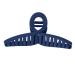 Hair clips acetate film slipproof strong claws for cooking the face for women for girls for make-up (navy blue)