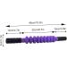Body Massage Sticks | Muscle Soreness Relief Tool for Athletes | Cramps Relief Roller - Blue/Purple Foam Handle - Buy Online on GoSupps.com