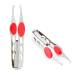 LHKJ LED Tweezer Women Eyebrow Clip with Spotlight LED Tweezers with Light Professional Tool LED Light Stainless Steel Eyebrow Tweezer Hair Removal Makeup Tools