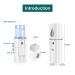 Makina USB Nano Mist Sprayer for Facial Beauty - Ultrasonic Moisturizing Handheld Mini Mister - Buy Online on GoSupps.com