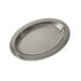 Fruit TrayOval Stainless Steel Silver Plate Kitchen Breakfast Sushi Cake Fruit Plate Restaurant Wedding Tableware Storage Plate Kitchenware
