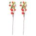 Zerodeko 2pcs Simulation Pomegranate Fruit Imitation Pomegranate Bouquet Light House Decorations for Home Pomegranate Decor Artificial Wedding Bouquet Tree Pomegranate Branch Vase Foam Red 82X5CM