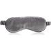 Gray Silken Slumber Solid Silk Eye Mask - Luxurious Comfort for Restful Sleep - Buy Online on GoSupps.com