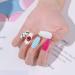 Lagunamoon Gel Nail Polish Set - Red Black White Colors - Long Lasting Salon Quality - UV LED Light - 8ml Hot Lips - Manicure Gift Set - Buy Online on GoSupps.com