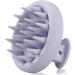 Vancone scalp massage brush shampoo brush for peeling and head massage premium head massage brush wet & dry reduces dandruff stimulate hair growth light purple