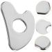 Premium Stainless Steel Facial Shaving Tools - 3-Piece Metal Scraps Hoement Set for Massage & Skin Care - Buy Online on GoSupps.com