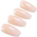 Brishow Short Fake Nails Peach Gradient Ballerina - 24pcs Full Cover Acrylic Stick on Nails for Women and Girls - Buy Online on GoSupps.com