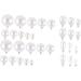 VILLCASE 300 Pcs Dangle Drop Charms Diy Charms Necklace Pendants Diy Pearl Charms Round Pearl Beads Pearl Teardrop Pendants Prime Jewelry Pendant Bracelet Charms Key Chain Abs Sheep Eye - Buy Online on GoSupps.com