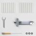 Buy Lion's Den Chrome Starter Set | Mediterranean Salt Shower - Elevate Your Shower Experience | International Shipping Available - Buy Online on GoSupps.com