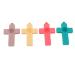 4Pcs Silicone Baby Teether Toy - Infant Teething Relief for Sore Gums | Chew Toys for Comfort - Buy Online on GoSupps.com