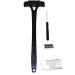 Fangz back hair for men back hair cutters with a long handle foldable body hair cutter back razor |Fast trimming hair removal tools extra long handle for back black