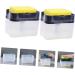 MAGICLULU 2 Sets Soap Dispenser Dish Detergent Sink Sponge Holder Liquid Dispenser Dish Soap Wood Fish Practical Soap Pump Detergent Case Dishwashing Sponge Holder Tableware Abs Laundry Soap - Buy Online on GoSupps.com