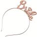 Rose Gold Bride to Be Headband - Elegant Tiara & Hair Accessories for Bachelorette Party & Wedding Photos - Buy Online on GoSupps.com