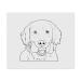 Azeeda 2 x Dog with Bone Microfiber Glasses Cleaning Cloths (LC00020271)