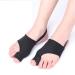 LTLCLZ 2Pcs Big Toe Straightener Hallux Valgus Orthosis Bunion Correction Splint Foot Pain Relief Orthopedic Pedicure Socks Foot Care Black Small