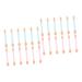 Hemoton 48 Pcs Eye Shadow Applicator Cosmetic Eyeshadow Sponge Eye Makeup Brushes Eyeshadow Brushes Sponges