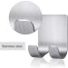 Geardangloow 3 Set Silver - Self-Adhesive Bathroom Hooks for Razors Towels & Shower Puff - Ideal for Shaving & Grooming - Buy Online on GoSupps.com