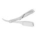 Folding Straight Edge Razor Barber Men's Shaver Razor Blade Holder Stainless Steel Salon Quality Men's Razor(03)