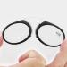 Buy Armless Reading Glasses for Men & Women - Slim Flat Nose Glasses in Mini Portable Case - Stylish Black Design - Buy Online on GoSupps.com
