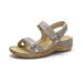 Creev women's house shoes-high-quality orthopedic open toe bridges breathable non-slip flip-flops portable women's house shoes for summer beach (gray 39 EU) gray 35 EU