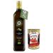 Italian Gourmet E.R. Alce Nero Olio 100% Italian Extra Virgin Olive Oil with organic Italian olives 750ml glass bottle + 400g tin of Gourmet Italian Polpa di Pomodoro