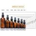 100ml Amber Glass Spray Bottles - Fine Mist Refillable Empty - 3 Pack for Liquid Cosmetics Cleaning Water Flowers - Buy Online on GoSupps.com