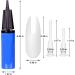 Exercise Ball Pump Kit - Yoga Ball Air Pump with Replacement Plug Set - 13 PCS Blue - Buy Online on GoSupps.com