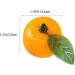 TOPBATHY 50pcs Simulated Mini Sugar Orange Ornament with Leaves Desktop Fake Fruit Decor Scene Adornment Birthday Decoration for Girl False Orange Decor Toddler Plastic Household - Buy Online on GoSupps.com