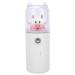 Nano Facial Mister Face Mist Nano Face Mist Sprayer Skin Cute Cartoon Animal Facial Mist Sprayer Mini Hydrating Moisturizing Cool Mist Handheld Facial Sprayer Skin Moisturizing (White)