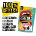 CHEESIES Cheddar Crunchy Cheese Keto Snack 100% Cheese Sugar Free Gluten Free No Carb High Protein Vegetarian | 2.1oz (Pack of 9) - Buy Online on GoSupps.com