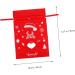 LALAFINA 10pcs Christmas Bouts Candy Bags Men for Christmas Drawstring Bag Christmas Bag Beam Port - Buy Online on GoSupps.com