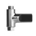 Gokelomg LED Display Shower Thermometer Water Flow Self-Generating Shower Temperature Meter for Baby Care