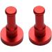 Cabilock Coat Hanger Towel Rack 2pcs Black Towel Hooks Black Trim Hangers Heavy Duty Strips Heavy Duty Accessories Coat Bath Towel Clothes Rack mediumx2pcs Redx2pcs - Buy Online on GoSupps.com