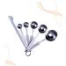 Zerodeko 6pcs Salt Measuring Mugs Handle Measuring Spoons & Cups Ingredient Jars Baking Measuring Spoon Coffee Measuring Liquid Measuring Cups Soup Serving Spoons Measure Coffee Spoon Scale 14.2*4.6CM Silver - Buy Online on GoSupps.com