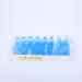 2x Daily Monthly Pill Box Organizer for Vitamins & Medication - 32 Compartments, Easy Open Design - Blue - Buy Online on GoSupps.com