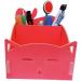 Artkingdome DIY Cute Cat Storage Artwork Folding Collection Cosmetic Pen Organizer Desk Sorter Pencil Holders Pink - Buy Online on GoSupps.com