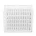 5 layers of plastic eyelashes storage box make-up display container eyelash tools glue pallet holder case plugs eyelash extension delivers tools.(Transparent)
