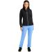Healing Hands HH360 5067 Carly Zip Up Scrub Jacket - Large Black | Stylish Women's Scrub with 2 Pockets - Buy Online on GoSupps.com