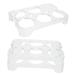 Hohopeti 3pcs Egg Storage Box Eggs Refrigerator Egg Storage Racks Plastic Egg Racks Egg Holder Tray Household