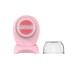 Abhi sonic vibration facial cleaning brush for deep cleaning gentle exfoliation blackhead removal wireless charging 3 modes magnetic flake pulsation face brush - pink