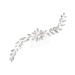 DOITOOL Crystal Hair Comb Bridal Wedding Headpiece Leaf Hair Pin Rhinestone Headpiece Jewelry Hair Comb Rhinestone Hair Clip Rhinestone Barrettes Tiara Bride Manual Hair Piece